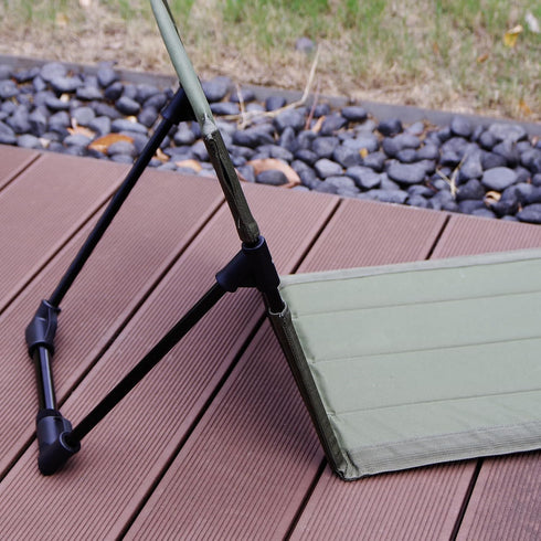 Breathable Mesh Back Folding backrest,Ultralight Aluminum Alloy Camp Seat with Ventilated Backrest, Portable Outdoor