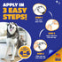 Soft Claws Jumbo Dog Nail Caps - 40 Non-Slip Covers for Long-Lasting Floor and Furniture Protection, Natural