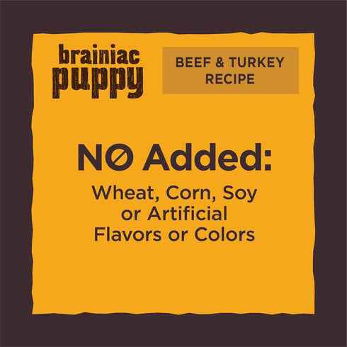 Wellness CORE Brainiac Puppy Soft Training Dog Treats, Grain Free, Beef & Turkey, 5 Ounce Bag