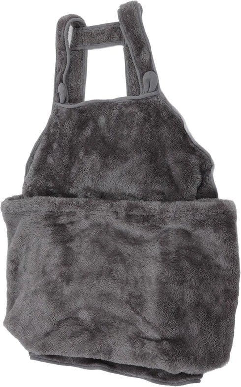 Cat Sling Carrier Bag, Warm Plush Hands-Free Shoulder Apron Bag for Small Dogs and Cats