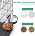 2 Pack No Spill Dog Crate Water Bowls, Hanging Stainless Steel Bowls for Pet Cage Accessories