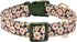 Flower Patterns Dog Collar with Accessories, Soft Cotton Collars for Small Medium Large Female and Male Dogs (Daisy L)