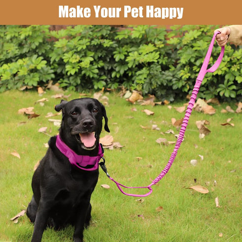 Tactical Dog Collar and Leash Set, Adjustable Military Nylon Training Collar with Control Handle and Metal Buckle for