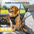 Pawaboo Dog Seat Belt Harness for Car, Dog Car Harness Seatbelt with Double Clips, Adjustable Breathable Pet Vest