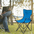 SWLJKU 600D 230lbs Small Camping Chair for Adults - Compact Lightweight Folding Chair, Blue Oxford Cloth, Iron Pipe