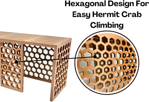 Hermit Crab Climbing Toy Stand | Hermit Crab Tank Decor Hide | Habitat Decoration Accessories Supplies Toys Ornaments