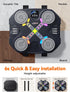 2 3 4 5 6 7 8 Music Boxing Machine for Kids, Year Old Boy Birthday Gift, Wall Mounted Punching Target with LED Lights