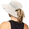 Women's Outdoor UV-Protection Foldable Sun Hats Mesh Wide-Brim Beach Fishing Hat