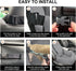 40lbs, Dog Car Seat for Small Medium Dogs Up to Detachable Washable Soft Pet Booster Travel Bed for Front & Gray Seat