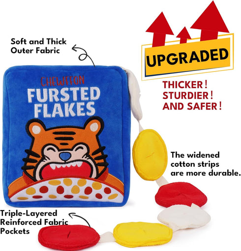 Interactive Dog Toys - Enrichment Snuffle Crinkle Treat Puzzle Toys for Boredom, Nose Work for Small, Medium, Large Dogs