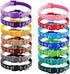 Puppy ID Collars Identification Whelping Soft Nylon Adjustable Breakaway Safety Litter Collars for Newborn Pets, 14 pcs