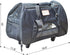 Armarkat PC101B Roll Away Pet Carrier, Black