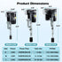 Skimmer, 10~20 hygger Hang On Back Aquarium Filter, Small Fish Tank Filter Waterfall Filtration System, Adjustable