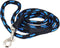Dogs My Love Dog Rope Leash, 4ft Long, Small Size, Blue/Black