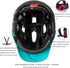 Kids Helmet, SIFVO Kids Bike Helmet with Cool Visor for Boys and Girls 5-14, Adjustable & Lightweight 50-57cm