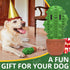 Dog Toys for Aggressive Chewers, Durable Beef Flavor Chew Toys for Medium Large Dogs, Cactus Toothbrush