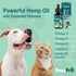 Hemp Oil for Dogs and Cats, Helps with Anxiety, Pain, Stress, Sleep, Arthritis Relief, Calming Treats Chews