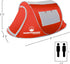 Pop-up Tent 2 Person Collection - Water Resistant Barrel Style Tent for Camping with Rain Fly and Carry Bag