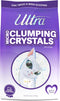 Ultra Pet Clumping Crystal Cat Litter, 5 Lbs - White Crystals with Multicolor Crystals