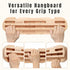Wooden Climbing Hangboard, Training Hang Board, Rock Climbing Fingerboard with Incremental Depth Pockets for Finger