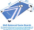 Set Set 2 8 Portable Cornhole PVC Framed Corn Holes Outdoor Game with Cornhole Boards, Cornhole Bean Bags and Carrying