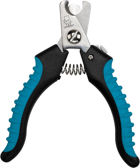 Master Grooming Tools Ergonomic Pro Nail Clippers, Professional Pet Nail Trimming Clippers - Small, 5?", Black/Teal