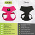 EcoBark Dog Harness, Eco-Friendly Max Comfort, Soft Mesh Halter, Over The Head Vest, No Pull, No Choke, XS, Red