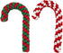 Candy Cane Rope Toy - Puppy Chew Dog Toys, Interactive Cotton Rope Toys for Medium & Large Dogs