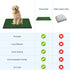 16 20 inch,Dog Pad2 Pack Artificial Grass for Dog Potty x Litter Box with Grass Strong Absorbency Grass Pad
