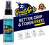 Goalie Grip Spray - Extra Grip for Soccer Goalie Gloves - Grip Spray for Goalkeeper Gloves - Soccer Gloves Grip Reinforcement - Better Grip for Soccer Goalie Gloves Youth - Soccer Accessories 2 oz by SPIN IT GRIPPING SOLUTION