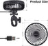 Golf Cart Fans for Accessories, 3-speed Settings Fit EZGO Club Car Yamaha Models with Portable USB Input