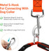 LED Light Up Dog Leash, USB Rechargeable, 3 Lighting Modes, Glow in The Dark for Pets