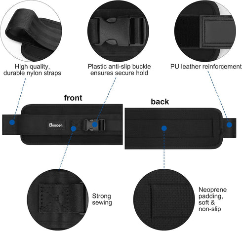 Hip Thrust Belt - Dumbbell Belt with Non-slip Padding for Safety and Easy Use with Weights