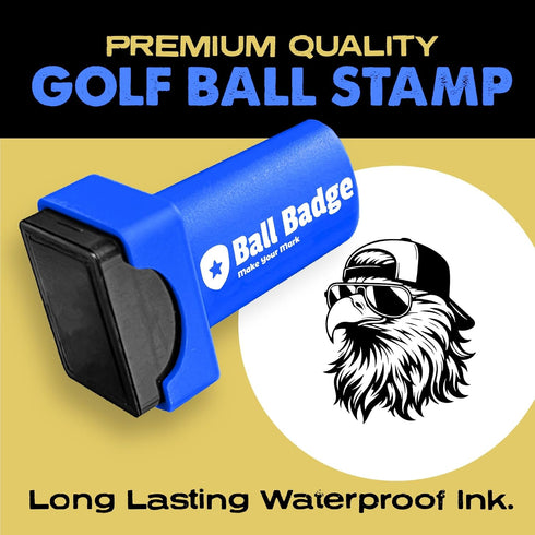 Ball Badge - Golf Ball Stamp, (The America Series) Golf Ball Marker, Reusable Golf Ball Marking Tool to Identify Golf