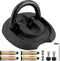 VINTEAM Heavy-Duty Ground Anchor with Spacious Internal Storage for Multiple Chain Locks, Perfect for Motorcycle and
