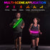 LED Running Belt, USB Rechargeable High Visibility Waistband Safety Light for Running, Cycling, and Walking
