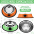 6 Pcs Cat Bowls for Food and Water Cat Dishes Stainless Steel PET Food Bowls 7 oz Anti Slip Metal PET Bowl with Removable Rubber Base Thicken Cat Feeding Bowl for Indoor Pets Kitten Small Dogs