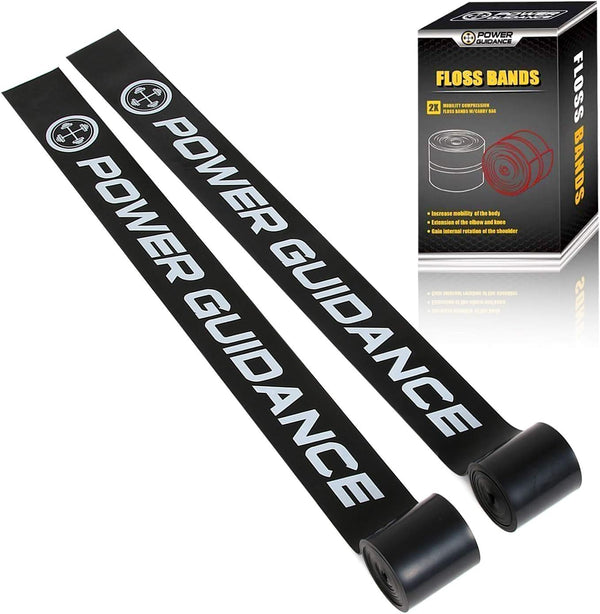 POWER GUIDANCE Muscle Floss Bands - Compression Bands for Mobility, Recovery, and Reducing Soreness