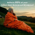 Zmoon Emergency Sleeping Bag Survival Bag, Portable Waterproof Thermal Bivy Sacks for Camping Gear