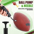 Jerify Composite Leather Footballs Official Size Football Bulk Inflatable Foot Ball with Pump Indoor Outdoor Regulation