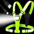 LED Reflective Safety Vest, High-Visibility Rechargeable Light Vest for Running, Walking, Cycling, Adjustable Fit