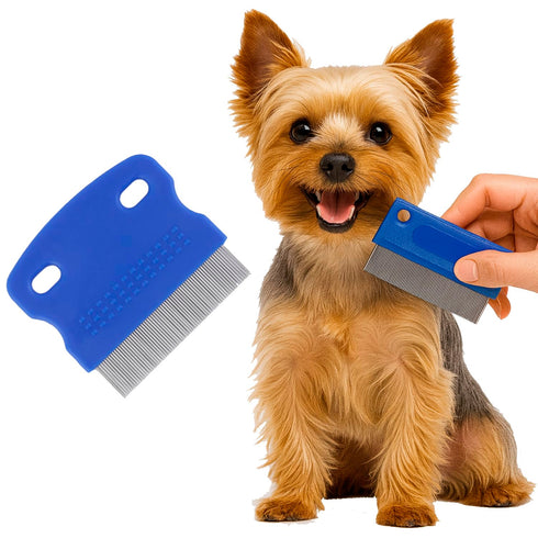 Pets&Goods Tear Stain & Flea Remover Comb Set for Dogs & Cats