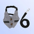 Rabbit Vest Harness and Leash Set, Adjustable Formal Suit Style for Bunny, Kitten, Small Animal Walking (L)