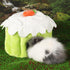 Generic 35x33cm, Chinchilla Pet Cotton Bed, Cake Shape Warm, Hamster House, House, Soft Hangable Nest, for Small Animal