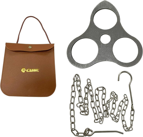 Stainless Steel Camping Tripod Board, Outdoor Cooking Tripod with Adjustable Chain for Hanging Cookware