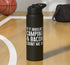 We Love Camping Count If It Involves Camping And Bacon Me In Funny Camper Stainless Steel Insulated Water Bottle