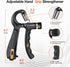 Grip Strength Trainer Kit (5 Pack) | Adjustable Resistance Hand Gripper and Forearm Workout Ring