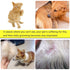 Lice Comb Flea Comb Set for Cats and Dogs, Metal Fine Tooth Comb to Remove Tear Marks, Dandruff, and Hair