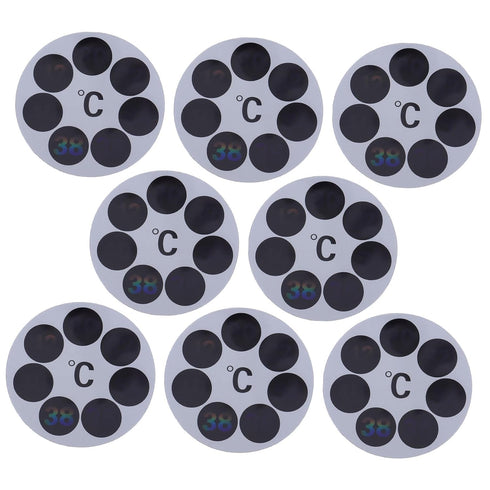 8pcs Thermometer Bath Adhesive Sticker for Water Temperature LCD Gauge Bath Thermometer