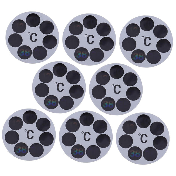 8pcs Thermometer Bath Adhesive Sticker for Water Temperature LCD Gauge Bath Thermometer